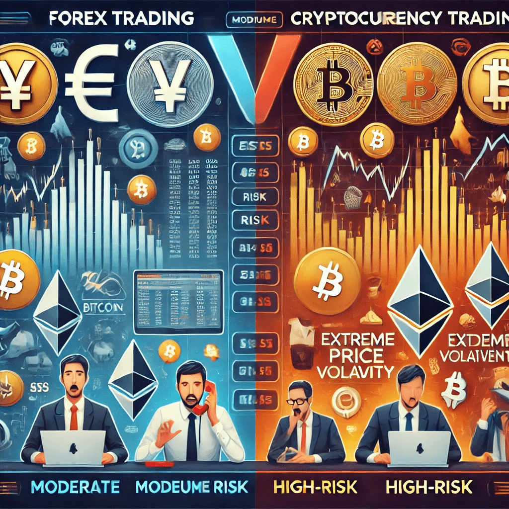 Giao Dịch Forex Hay Tiền Mã Hóa: Cái Nào Rủi Ro Hơn?